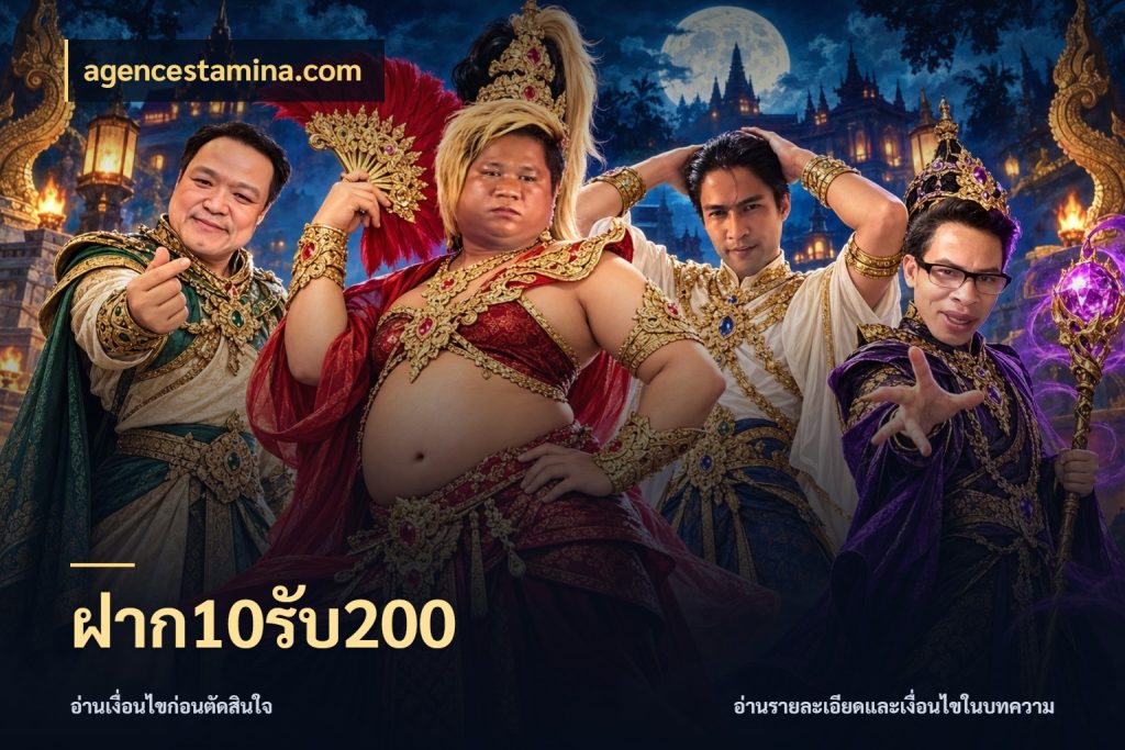 ฝาก10รับ200 agencestamina.com โปรกับเกมที่ชอบเลือกให้ตรงสไตล์